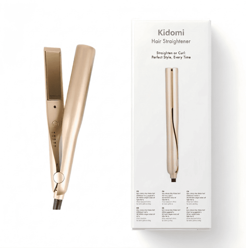 Kidomi 2-in-1 Titanium Hair Straightener and Curling Iron
